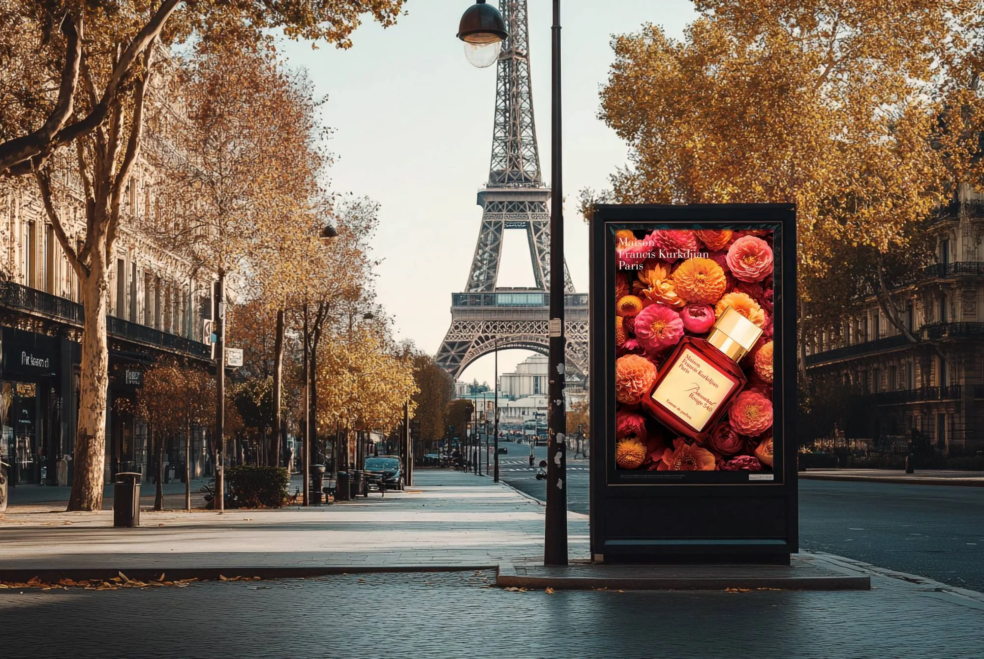 Affichage parisien Baccarat Rouge 540
