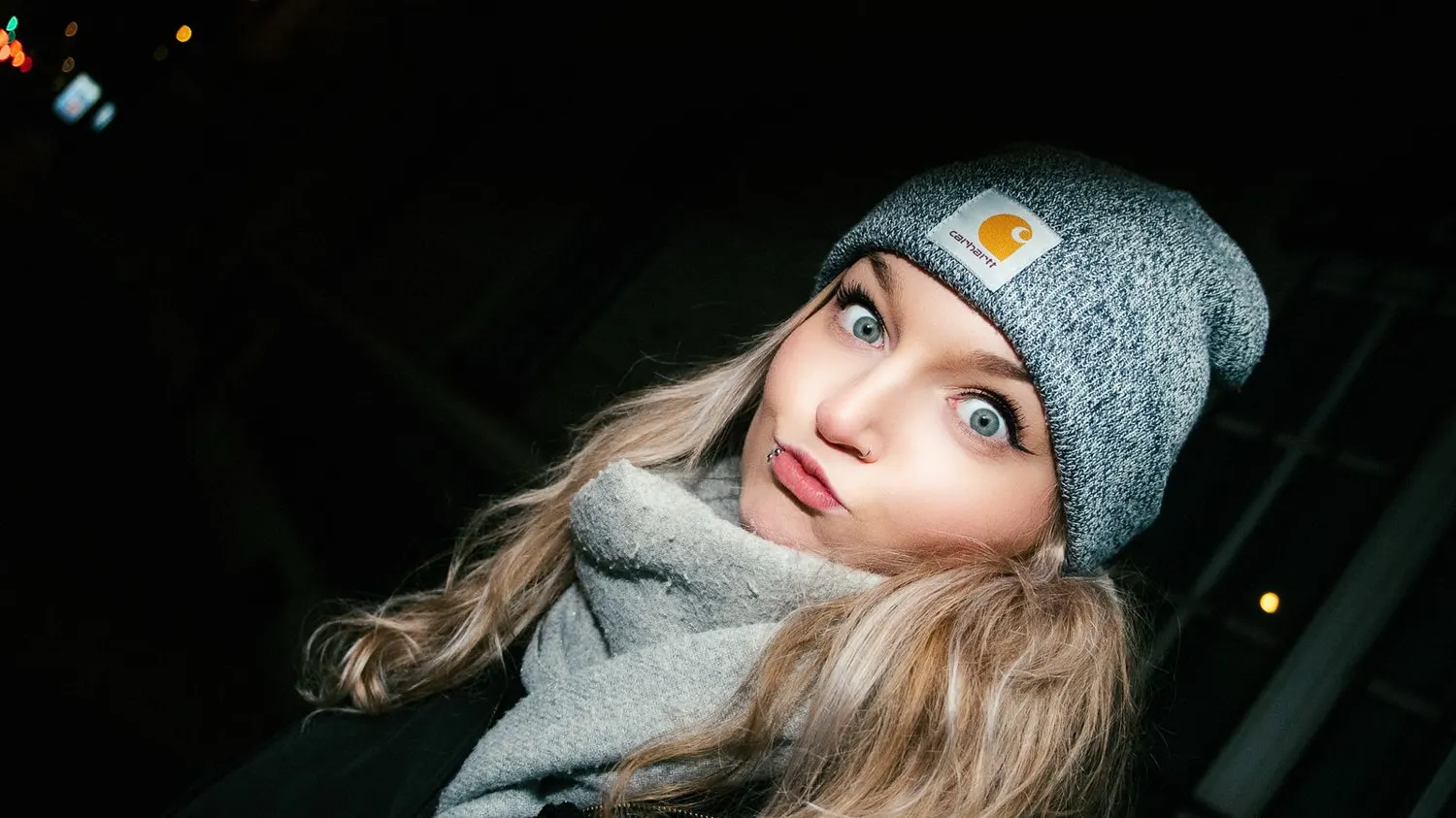 Portrait nocturne à Paris
