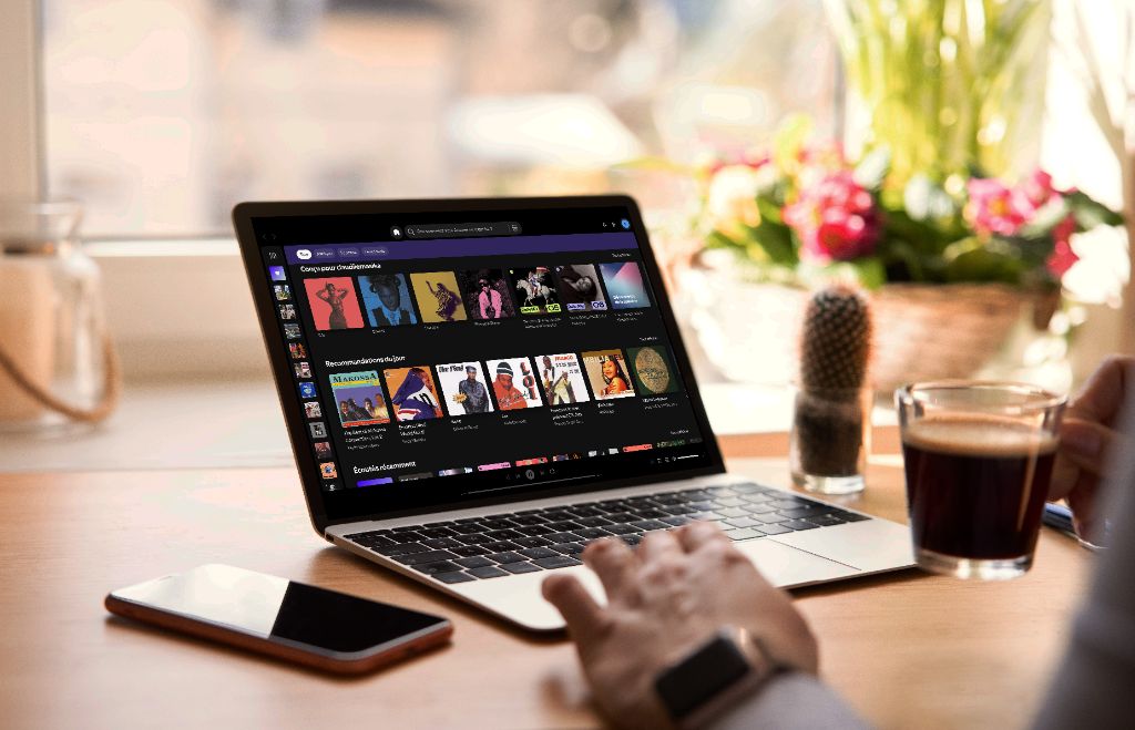 Spotify — mockup desktop
